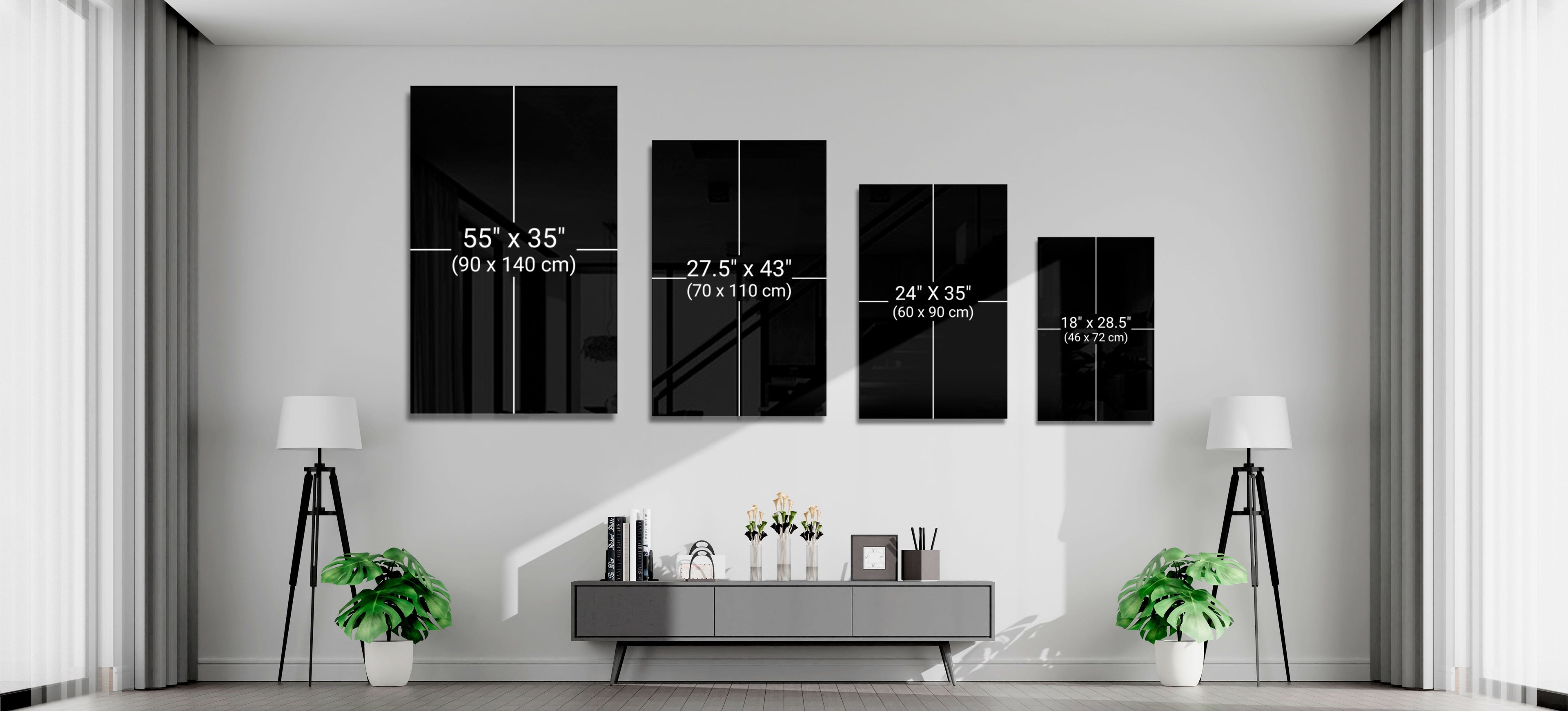 Native American Glass Wall Art